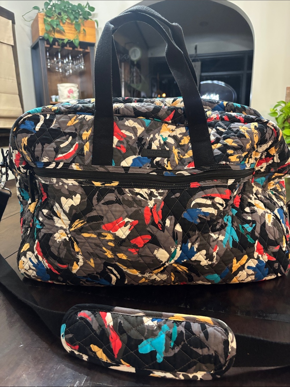 Vera Bradley Grand Traveler Weekender Bag in Splash Floral